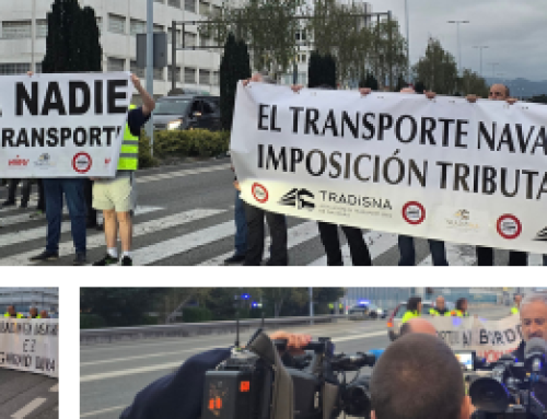 El transporte navarro alza la voz: TRADISNA e HIRU se concentran