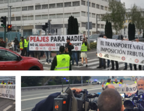 El transporte navarro alza la voz: TRADISNA e HIRU se concentran