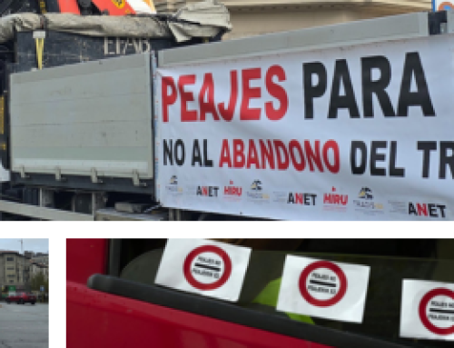 El transporte navarro llena Pamplona en la Gran Camionada: más de un centenar de camiones y un mensaje claro al Gobierno foral